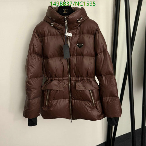 Prada Women's Goose Down Puffer Jacket | Warm, Stylish, Comfortable