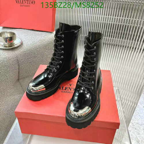 Valentino Garavani Patent Leather Combat Boots With Silver-Tone Hardware 4 Valentino Garavani Patent Leather Combat Boots With Silver-Tone Hardware