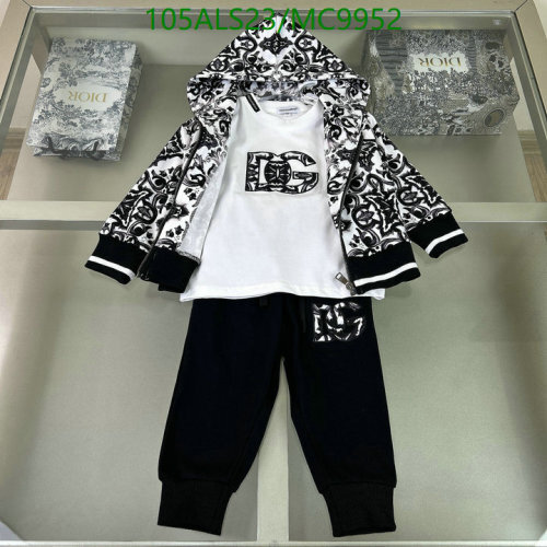 D&G Kids Black & White Three-Piece Clothing Set - Stylish and Comfortable