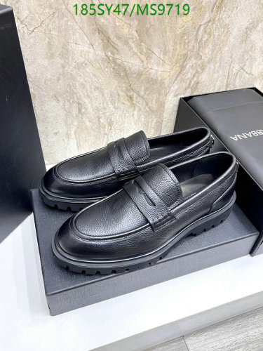 Dolce & Gabbana Black Leather Lug Sole Loafers - Size EU38-45