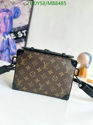 Louis Vuitton Monogram Coated Canvas Petite Malle Bag - M45935