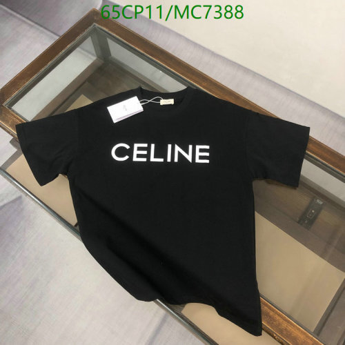 Celine Women's Classic Fit T-Shirt with Logo Print - Black, Sizes XS-L