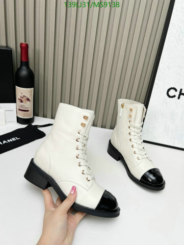 Elegant Chanel Women's Boots - Cowhide & Lambskin Leather - MS9138