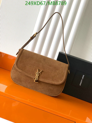 Yves Saint Laurent Genuine Leather Women's Shoulder Bag, Model 843524