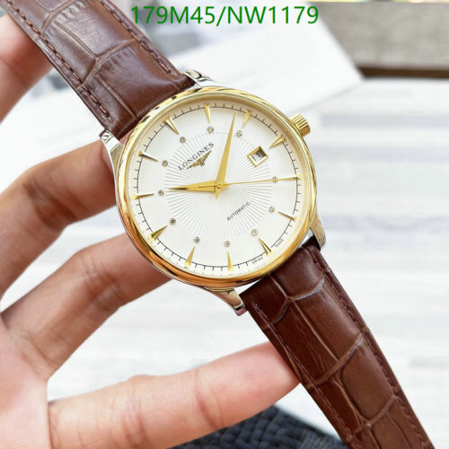 Longines Automatic Watch, 41mm Stainless Steel Case with Brown Alligator Strap 7 Longines Automatic Watch, 41mm Stainless Steel Case with Brown Alligator Strap