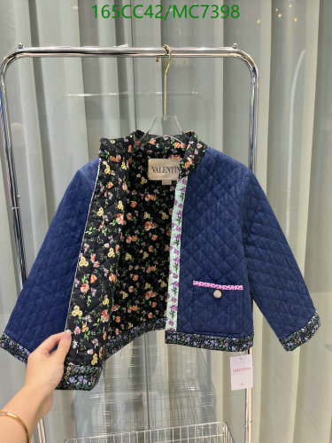 Valentino Women's Quilted Cotton Down Jacket with Floral Lining