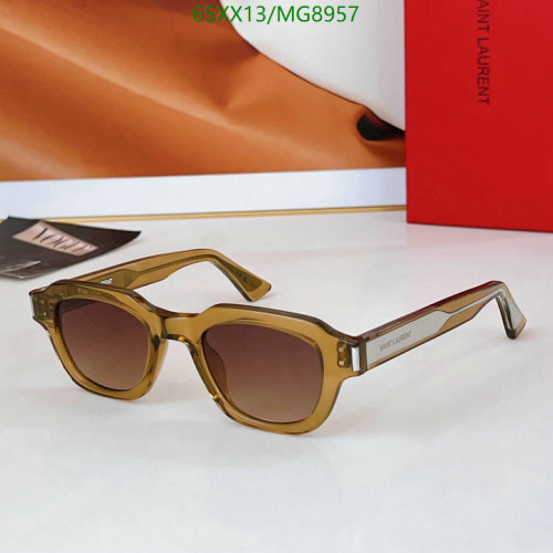 Saint Laurent MG8957 Square Sunglasses | Brown Gradient Lens | Size 48-22-145 6 Saint Laurent MG8957 Square Sunglasses | Brown Gradient Lens | Size 48-22-145