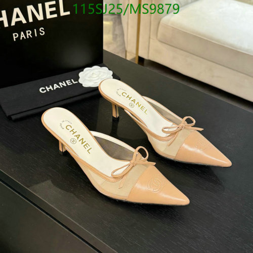 Chanel Women's MS9879 Shoes - Elegant Mules with Classic Design