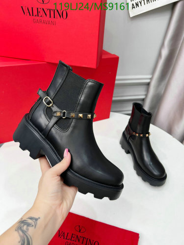 Valentino Garavani Women's Studded Leather Ankle Boots - Black, EU35-EU41