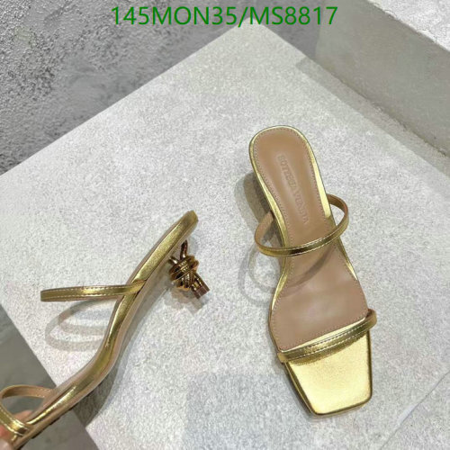 Bottega Veneta Women's Gold Knot Heeled Sandals MS8817, EU35-41, 4.5cm Heel
