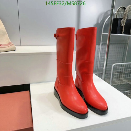 Chic Cowhide Leather Boots for Women, Stylish Mid-Calf Boots, EU Size 35-40