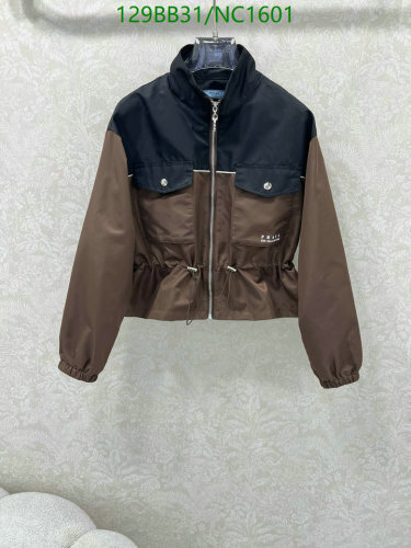 Prada Color Block Cropped Jacket | Polyester Blend | Sizes S-L Available