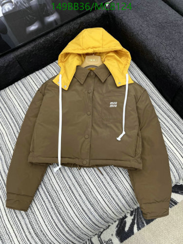Miu Miu Brown Cotton Jacket with Yellow Hood - Stylish and Comfortable 7 Miu Miu Brown Cotton Jacket with Yellow Hood - Stylish and Comfortable