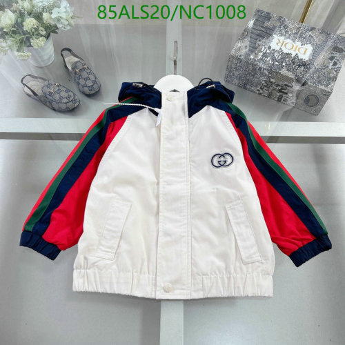 Gucci Kids Color Block Logo Jacket - Stylish Outerwear for Boys and Girls
