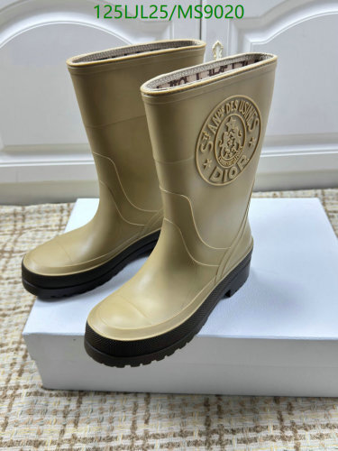 Dior Women's Boots Cowhide Round Toe Boots MS9020 Size EU35-40