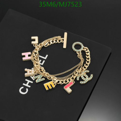 Chanel Gold-Tone Multi-Charm Bracelet Jewelry, 7-9 Inches Adjustable Length 5 Chanel Gold-Tone Multi-Charm Bracelet Jewelry, 7-9 Inches Adjustable Length