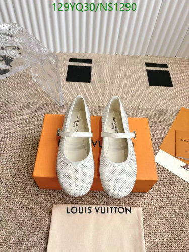 Louis Vuitton White Sheepskin Leather Ballerina Women Shoes Size EU35-41 7 Louis Vuitton White Sheepskin Leather Ballerina Women Shoes Size EU35-41