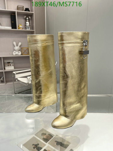 Designer Women's Gold Leather Boots, Stylish Cowhide and Lambskin Boots EU35-42