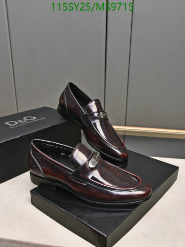 Dolce & Gabbana Men's Burgundy Leather Loafers - Classic Style, EU Sizes 38-45
