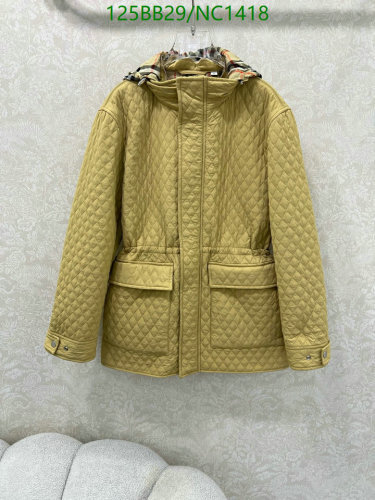 Burberry Women's Quilted Down Jacket with Hood - Stylish & Warm