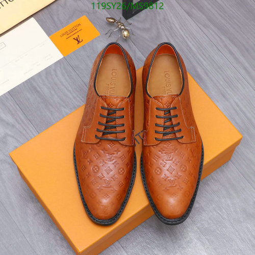 Louis Vuitton Brown Leather Oxford Shoes for Men, EU Size 38-45