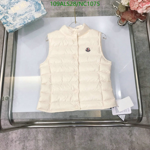 Moncler Kids' Padded Vest - Stylish and Warm for Boys and Girls, Sizes 100-150