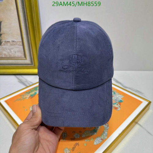 Lora Piana Baseball Cap Classic Corduroy Hat, Men and Women, MH8559