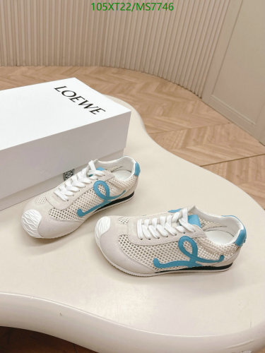 Loewe Women's Cowhide Sneakers with Signature Logo Detail - Stylish & Comfortable