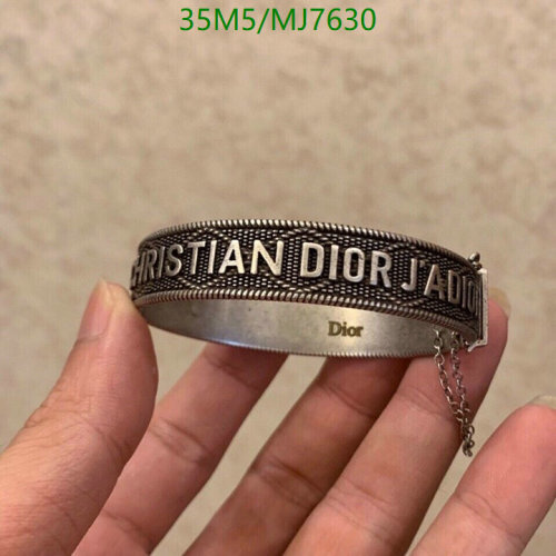 Christian Dior J'adior Antique Silver-Finish Metal Bracelet