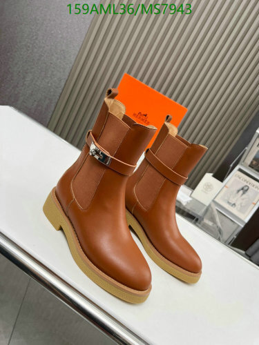 Hermes Women's Ankle Boots in Brown Cowhide Leather, EU Size 35-41 7 Hermès Women's Chelsea Boots in Brown Cowhide Leather, Size EU35-EU41