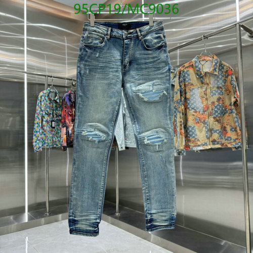 Amiri Men's Distressed Denim Jeans, Slim Fit, Light Wash, Sizes 30-38