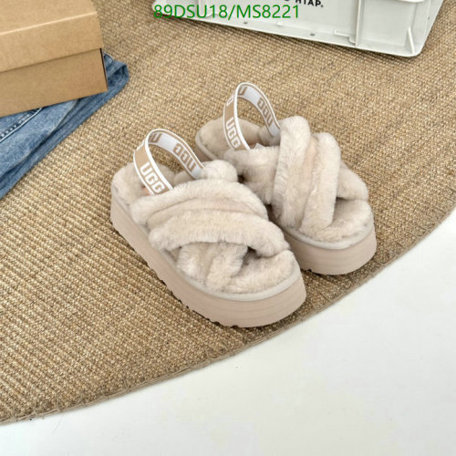 UGG Women's Fluff Yeah Slide Sandal - Cozy Wool Platform Sandal