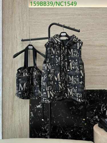 Max Mara Cotton Reversible Vest and Bag Set - Stylish and Versatile