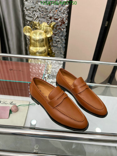 Loro Piana Men's Leather Loafers - Classic Style, Premium Comfort, EU35-45