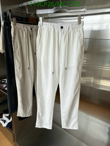 Loro Piana MC7720 Linen Drawstring Pants - Comfortable & Stylish
