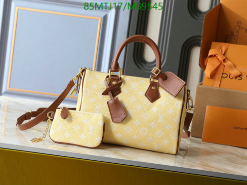 Louis Vuitton Speedy Bandouliere 25 Yellow Monogram Empreinte Leather Bag