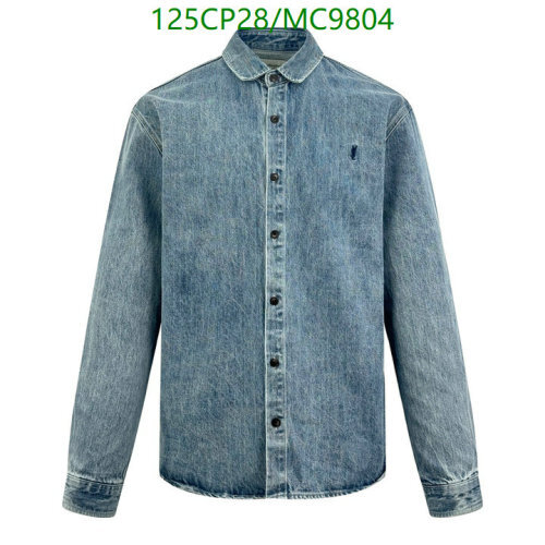 Yves Saint Laurent Denim Shirt - Classic Long Sleeve, Button-Down Design