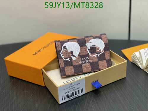 Louis Vuitton Brown Damier Ebene Pocket Organizer Wallet-Model: 40812