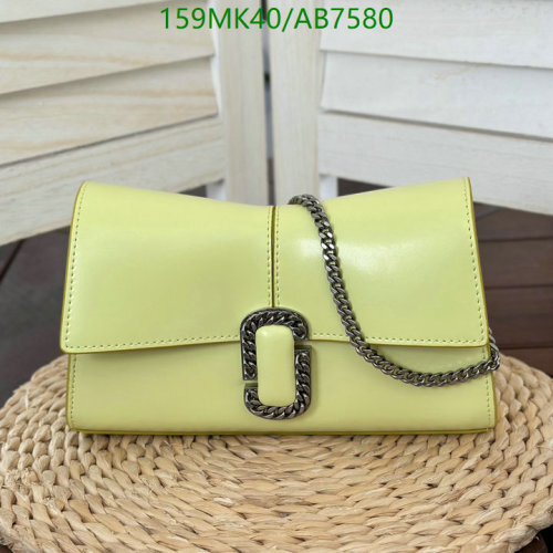 Marc Jacobs Women's J Marc Mini Shoulder Bag Genuine Leather - Lemon