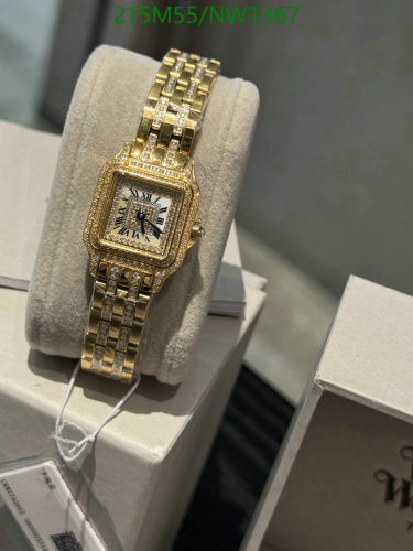 Cartier Panthere De Cartier Watch Stainless Steel Diamond Ladies Quartz 22-30mm