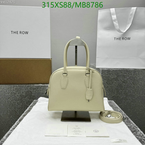 The Row 1740 Genuine Leather Top Handle Bag, 24 x 19 x 8cm - Mirror Quality