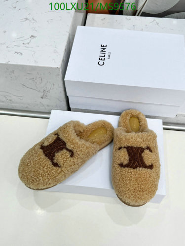 Celine Women's Wool MS9576 Slippers: Comfort & Style, EU35-41 - Shop Now!