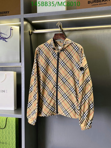 Burberry Plaid Cotton Jacket - Comfortable & Stylish Outerwear Choice