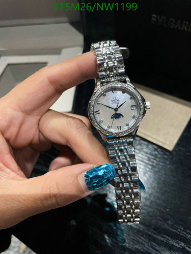 Omega Women's Watch Stainless Steel Quartz Movement Silver Dial 30-8mm 7 Omega Women's Watch Stainless Steel Quartz Movement Silver Dial 30-8mm