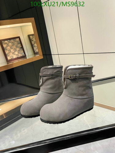 UGG Women's Classic Mini Ankle Boots - Wool, Buckle Detail, Gray - EU35-40