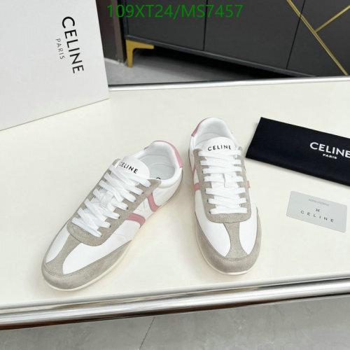 Celine Women's MS7457 Cowhide Leather Casual Sneakers - EU35-40 7 Celine Women's MS7457 Cowhide Leather Casual Sneakers - EU35-40