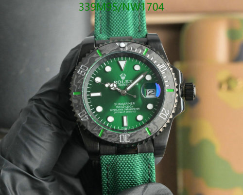 Rolex Submariner Green Dial Stainless Steel Automatic Men's Watch NW1704, 42mm