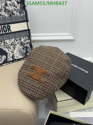 Celinee Cap Hat, Stylish Plaid Design, Comfortable and Fashionable Headwear