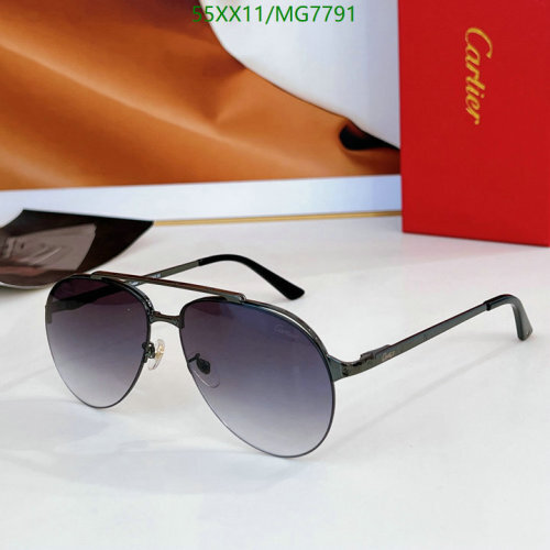 Cartier MG7791 Aviator Sunglasses - Stylish Eye Protection, 61-15-145
