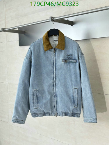 Miu Miu Denim Jacket with Corduroy Collar, Women's Light Blue Jean Jacket 6 Miu Miu Denim Jacket with Corduroy Collar, Women's Light Blue Jean Jacket